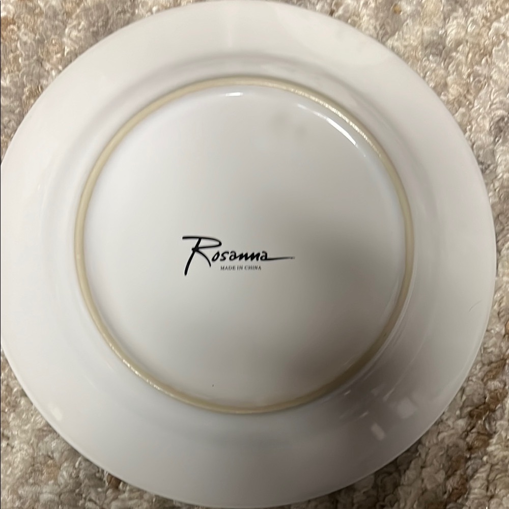 3 Rosanna "Happy St Patrick's Day!" Ireland Dessert Appetizer Plates Dishes 8" - Picture 4 of 8